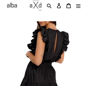 LBD - Tiered Mini Black Dress